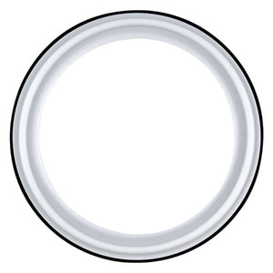 6in PTFE Envelope Tri-Clamp Gasket, w/ FKM Fluoroelastomer Filler