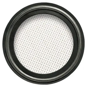 6in FKM Fluoroelastomer Screen Tri-Clamp Gasket, 200 x 600 Filter Cloth, w/10 Mesh Hyg. Backer 316SS